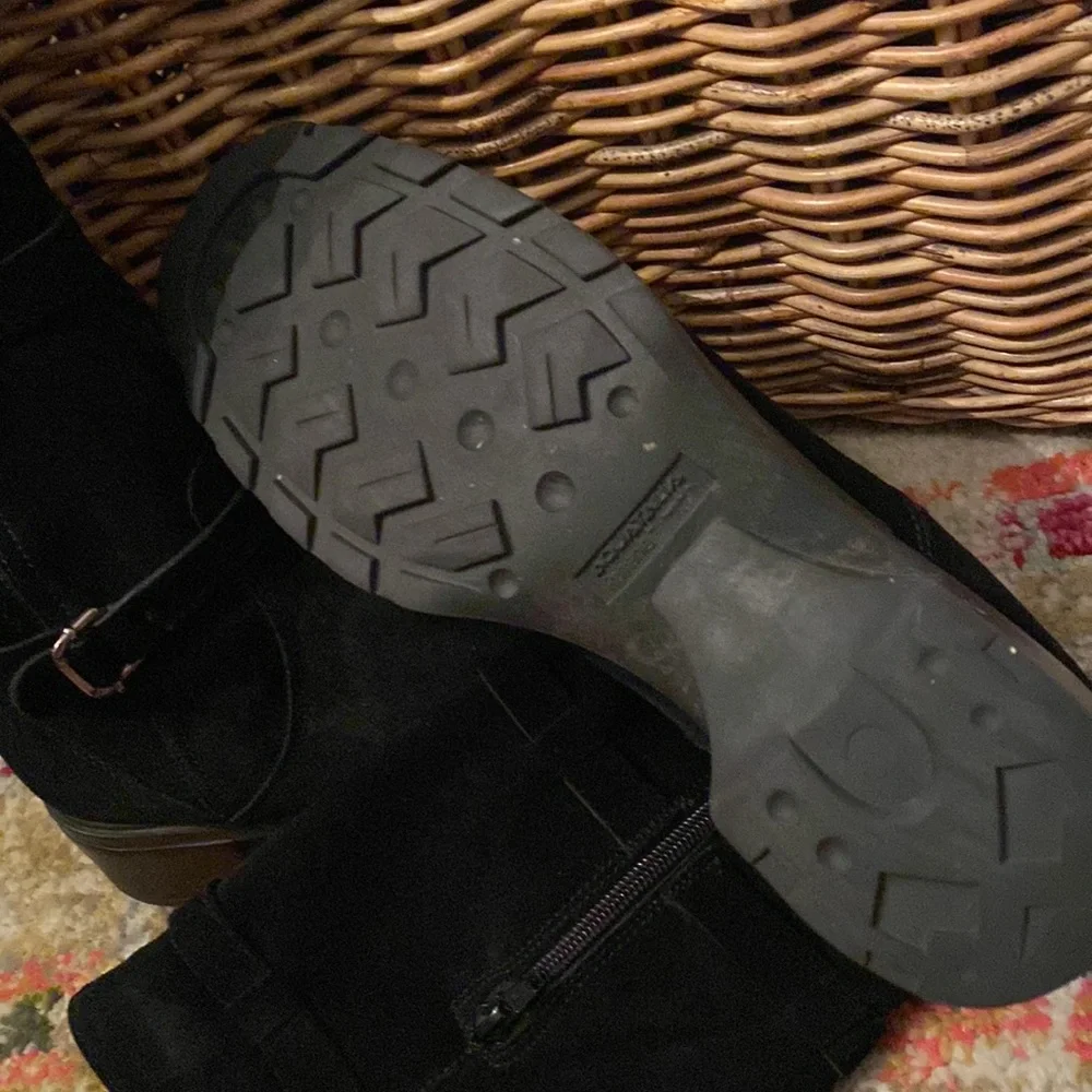 Aquatalia Suede Riding Boots Gussets $400 Sz 8.5 LAST CALL❗️ - Picture 5 of 11